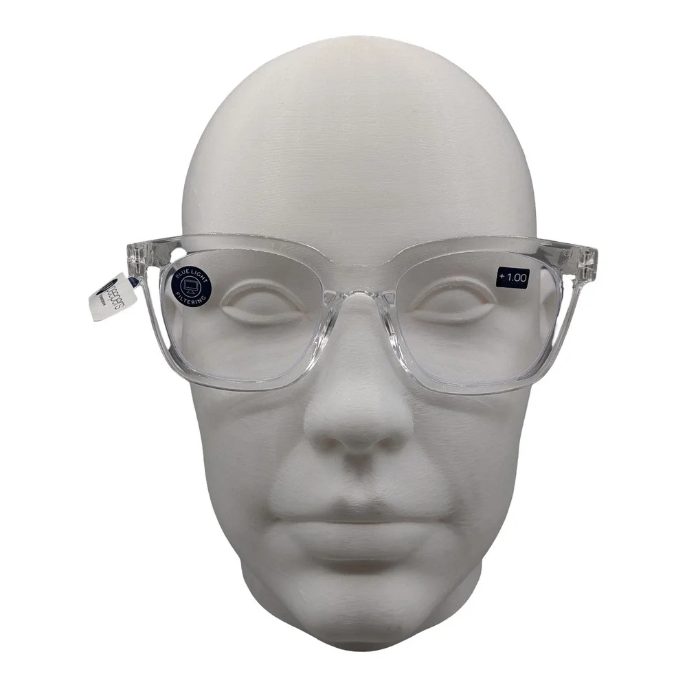 Peepers To the Max Reading Glasses Blue Light Clear‎ +1.00 04IBBA Mens Womens